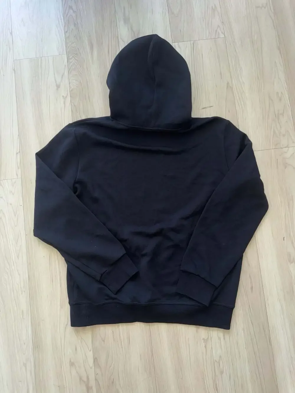 Polo Ralph Lauren Men's Double Knit Fleece Hoodie in Black - Picture 3 of 6